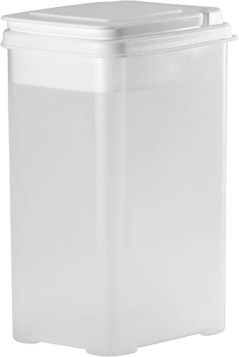 Buddeez Contenedor de harina y azúcar – Unidad de organización y almacenamiento de cocina multiusos de 3.75 cuartos de galón, contenedor grande de