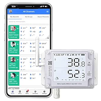 GS1-A Smart WiFi Thermometer Hygrometer with IP65 Protection