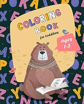Paperback Coloring Book For Toddlers Ages 1-3: My First Big Book Of Coloring Book