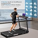 Treadmill with Handles, 2025 Upgraded Small Treadmills Home, Portable Electric Treadmills for Home 300 lbs Capacity,Walking Pad Treadmill,Lightweight Folding Foldable Walking Pad with LED Display - Image 5