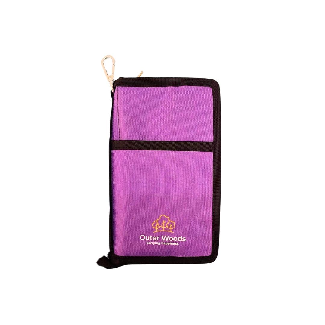 Outer Woods Nylon Insulin Cooling Wallet For Diabetics With Two Free Ice Gel Packs - Black | Insulin Travel Pouch | Insulin Cooling Case (Purple) (B0CFV67MBH) Amazon Price History, Amazon Price Tracker