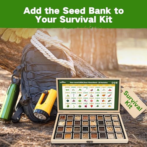 Zone 8 Heirloom Seed Bank, 32 Types Non-GMO Seeds for Planting Vegetables - Image 5