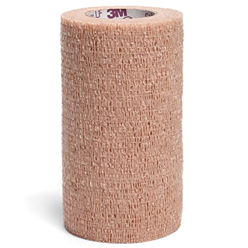 3M™ Coban™ NL Non-Latex Self-Adherent Wrap with Hand Tear, 2084, 4 in x 5 yd, 18 Rolls/Case