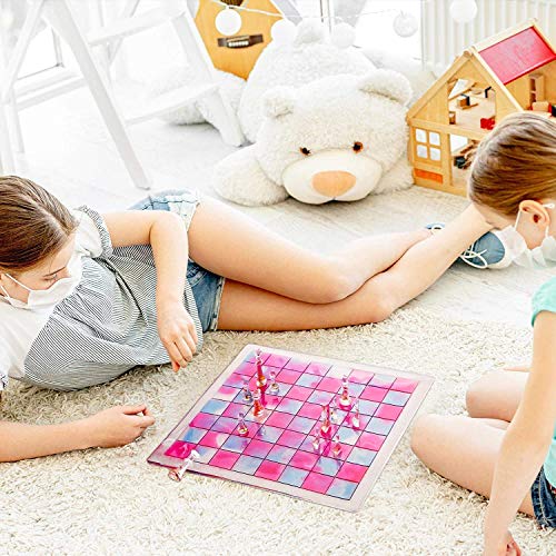 Chess Board Resin Mold Set, 1 Pcs Large Checker Board Epoxy Casting Mold with 6 Pcs 3D Chess Pieces Silicone Molds for DIY Art Crafts Jewelry Making, Family Board Games - Thumbnail 5