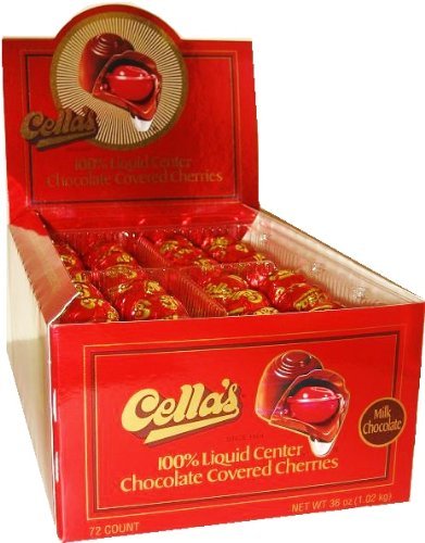 Cella'sChocolate Covered Cherries 72 ct box(Pack of 2)