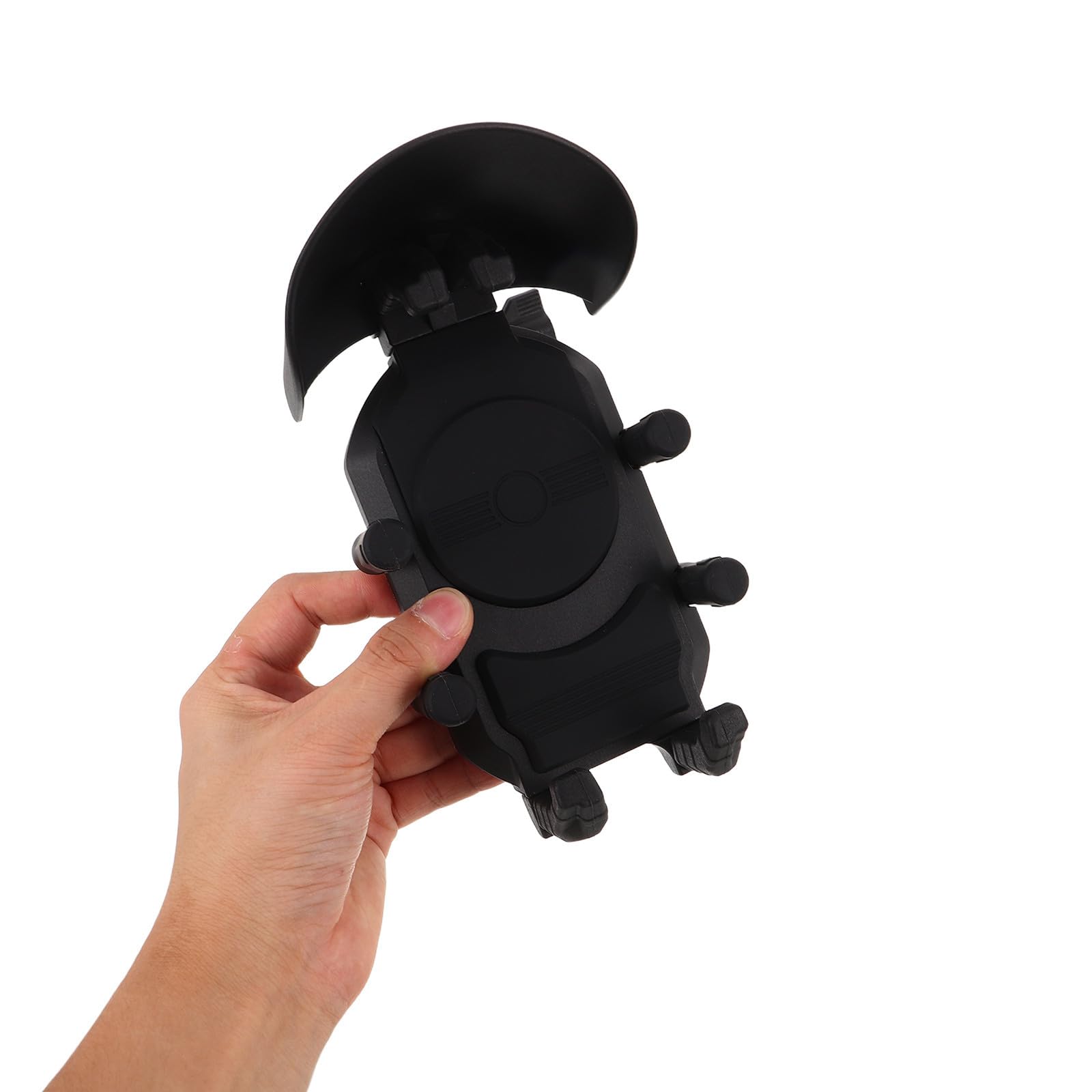 Supporto per Cellulare per Veicoli a Due Ruote e Bicicletta Antivibrazione, Regolabile e Staccabile, in Plastica e Silicone, Adatto Manubri da 1,6 a 3,2cm per Telefoni Larghezza