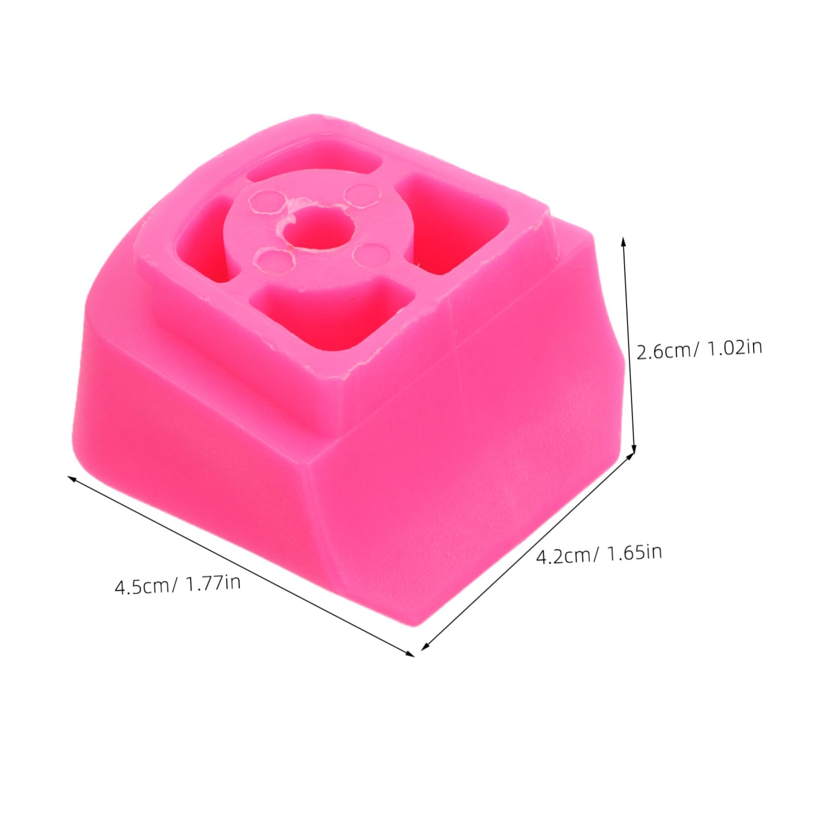 YARNOW Universal Roller Skate Brake Stopper for Kids, Non-Slip Rubber Inline Skate Brake Pads, Durable and Easy to Install, Pink