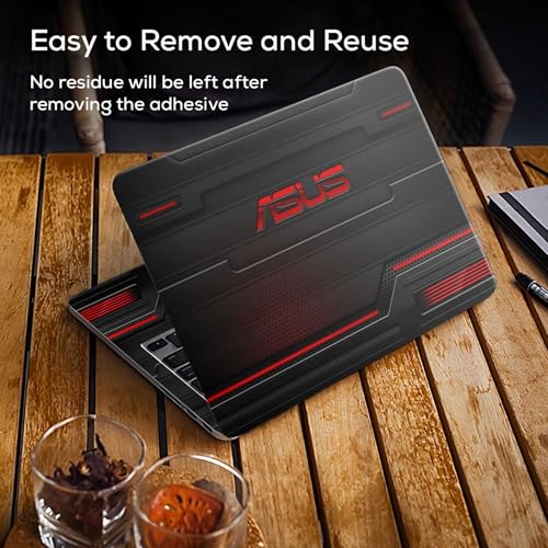 Image of DSGN 158 Full Body Laptop Skin Bubble-Free| Laminated| Removable| HD Quality Sticker for Laptops Upto 15.6 Inches Compatible with Asus