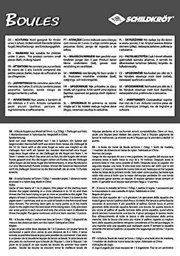 Schildkröt Boule/Boccia/Petanque Set Stahl