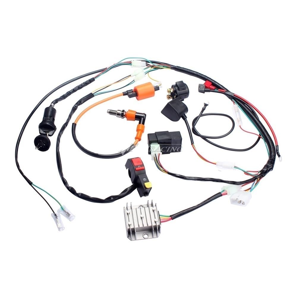 Kits completos de bobina encendido CDI chispa arnés cableado eléctrico para 150cc