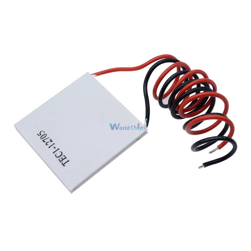 10piezas TEC1-12705 Enfriador termoeléctrico Peltier TEC1 12705 12V 5A TEC12705 40x40M Módulo Peltier Elemente Placa de enfriamiento del disipador térmico