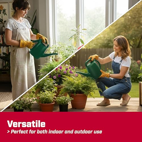 Image of Chapin 1 /2-Gallon Watering Can, Easy-Pour Dual Handle Design | Lightweight compact design; ideal for indoor plants watering with large opening for easy refill and controlled pour