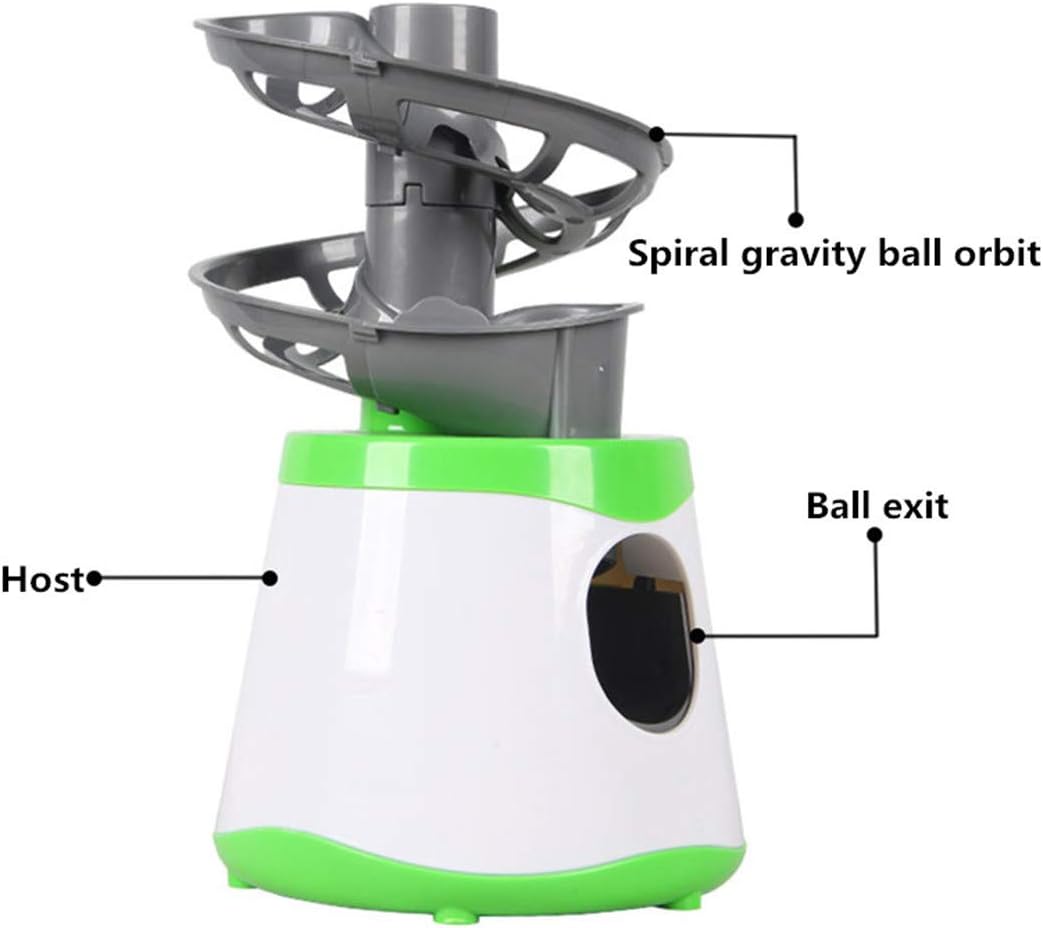 Portable Table Tennis Ball Machine - Children's Table Tennis Exerciser Beginner Ping Pong Launcher Healthy Toy Gift for Your Kid