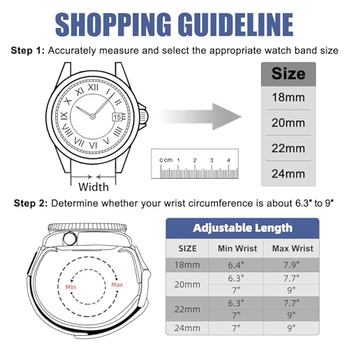 Image of Ritche Christmas Gift Nylon Sport Watch Band for men women Quick Release 20MM 22MM Replacement Watch Strap Compatible with Timex Expedition watch Black /Navy Blue /Crimson Red /Pumpkin Orange /Army Green, White Elephant Gifts, Stocking Stuffers For Men
