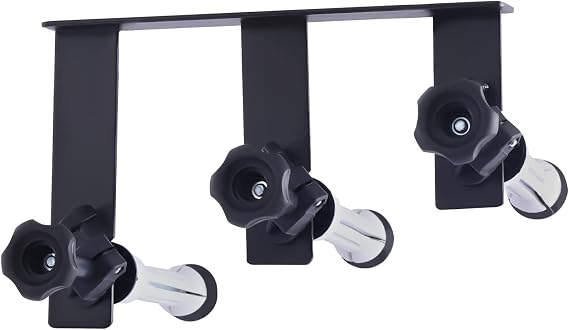 Photography 3 Roller Backdrop Wall Mount Manual Background Roller Support System with 6 Expand Bars and 3 Chains for Photography Studio Holding