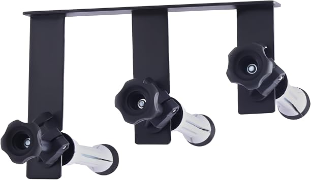 Photography 3 Roller Backdrop Wall Mount Manual Background Roller Support System with 6 Expand Bars and 3 Chains for Photography Studio Holding