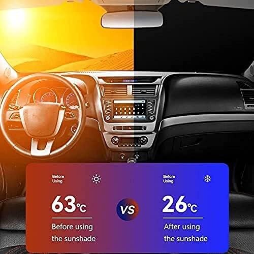 Tendine Parasole Per Parabrezza Auto Per Ford Per Kuga 2013-2018, Facile Da Piegare E Riporre