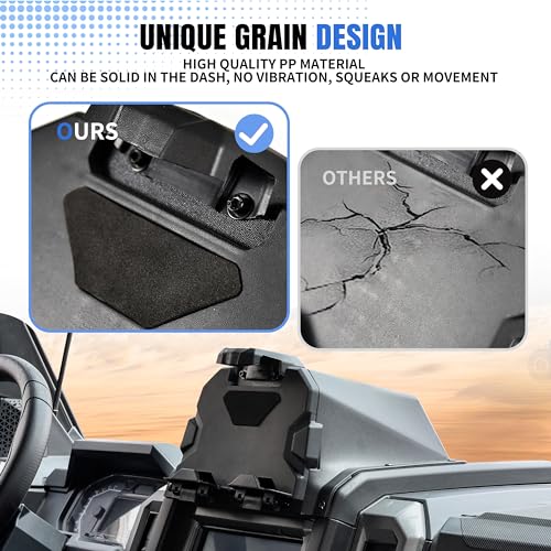 Image of Tablet Holder for Polaris Xpedition XP /ADV 2024 2025, Sporty Electronic Device Mount with Storage Box Phone Mount Tablet Holder for Polaris Xpedition XP /XP 5 /ADV /ADV 5 2024 2025 Accessories