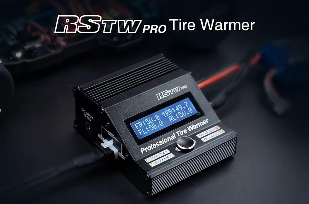 Xiangtat SKY RC Tire Warmer Electronic MCU RSTW Temperature Controlled for 1/10 1/8 Electric Touring Car RC Racing Drift Car Accessorie (1/8 Tire Warmer)