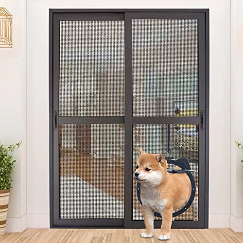 Porta de segurança para animais de estimação Porta de gato Fácil instalação Porta de aba de gato Por