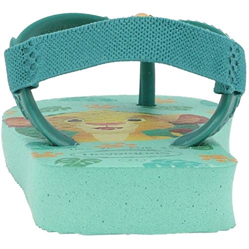 Chinelo, Havaianas, New Baby Disney Classics, Bebê Unissex, Verde Orvalho, 17/18