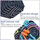 3D Sensorik Activity Board mit 15 Silikonfäden, Silikon Sensorisches Spielzeug für Feinmotorik & Hand-Auge-Koordination, Ruhiges Aktivitätswürfel für Kinder Reise (Blau)