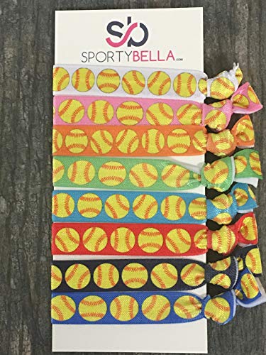 Sportybella Softball Gift Bundle, Softball She Believed She Could Keychain, Drawstring Bag And Hair Ties Gift Set, Girls Softball Accessories For Softball Players And Teams #TOP5