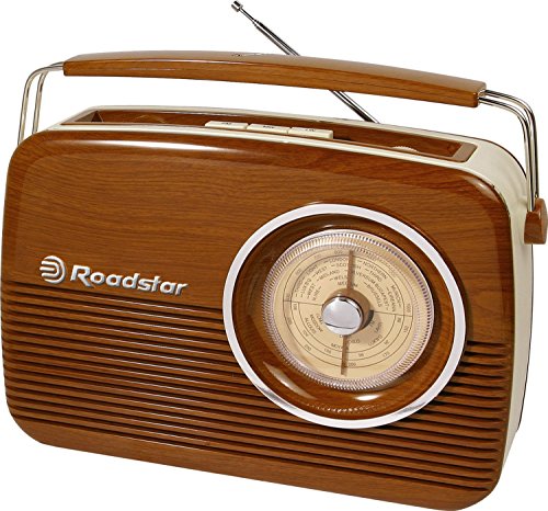 Roadstar TRA-1957/WD Radio Retro Portable Marron
