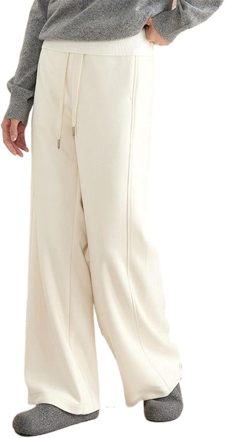 Women's Casual Pants Winter Cashmere Straight Pants