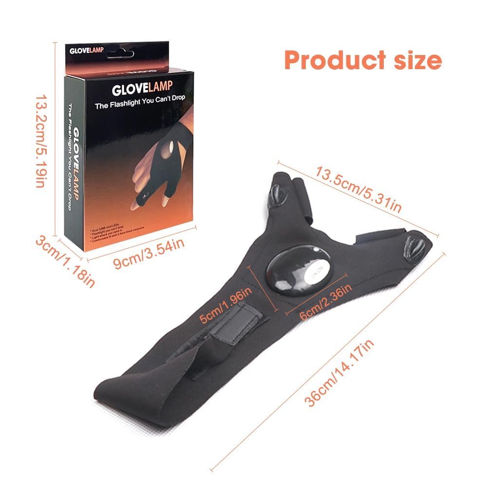 Guantes de Pesca Con Luz LED, Accesorios, Calendario de Adviento, Relleno y Gadgets Para Hombres 2025