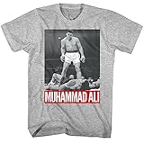 American Classics Men's Muhammad Ali I Am The Greatest T-Shirt, Grey Heather, Large