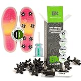 Golfkicks - Spikes Kit - Turn Sneakers into Golf Shoes - Shark Tank Featured - DIY Golf Shoe Making - Add Cleats to Any Shoe - Golf Spikes - Black