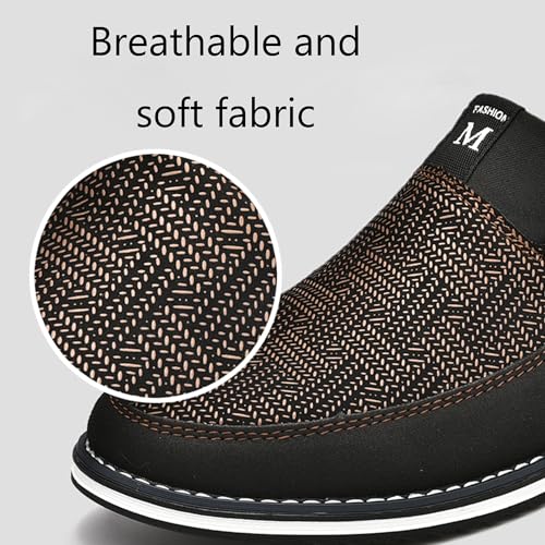 Mens Casual Shoes Sneakers Oxford Comfort Walking Shoes for Male Slip-On Fashion Business Office Dress Shoes3