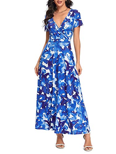 MSBASIC Vestito estivo lungo da donna, abito da