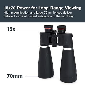 Celestron SkyMaster Pro 15x70 Binoculars for Astronomy & Travel
