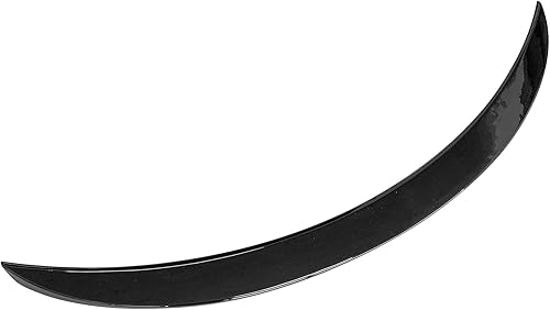 Miniatura 5 de IKON MOTORSPORTS, Alerón de maletero compatible con Infiniti Q60 2017-2022, plástico ABS negro brillante estilo X High Kick Duckbill alerón de tapa