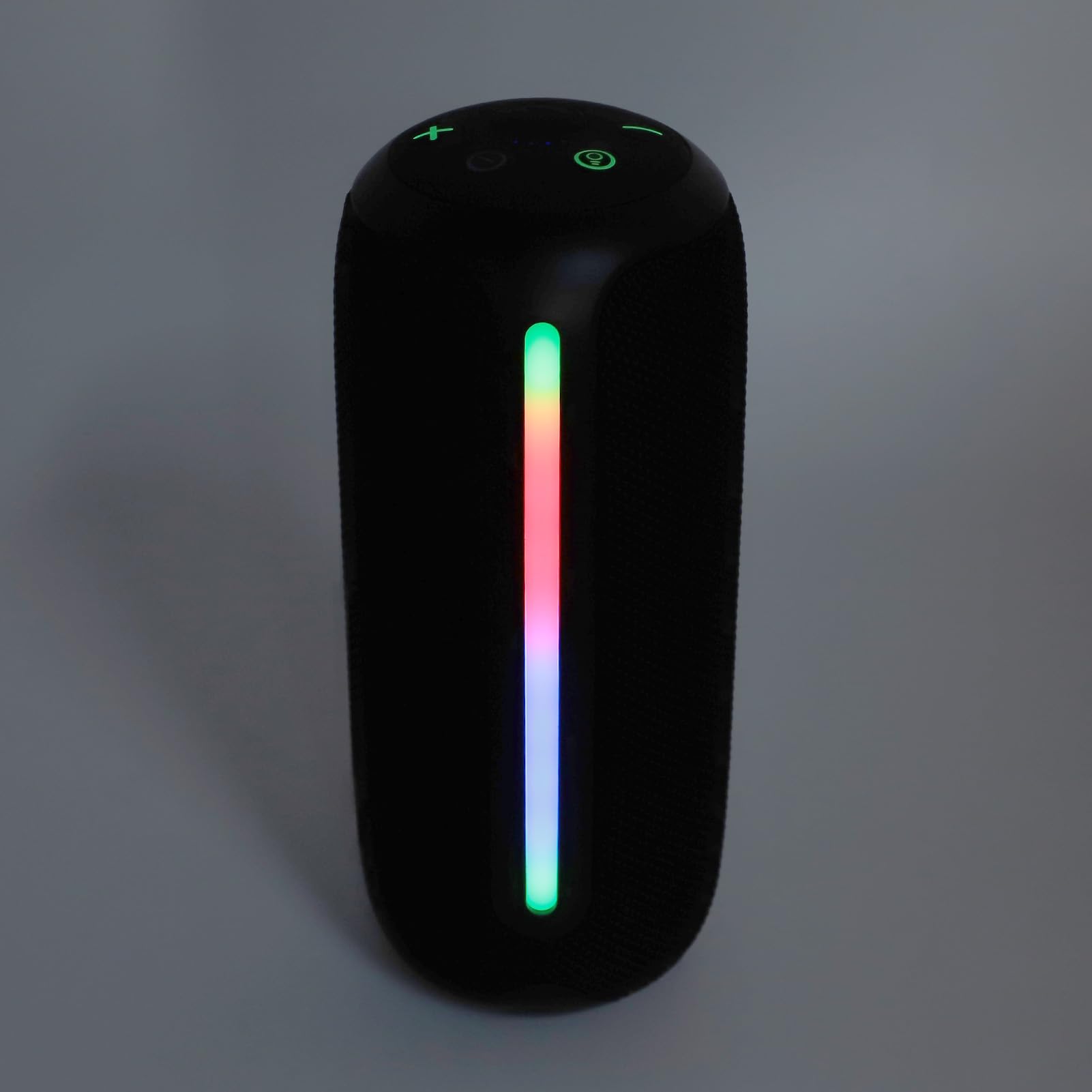 Przenośny Głośnik Bluetooth, Wodoodporny Głośnik IPX4 z Kolorowymi Migającymi światłami, Wbudowana Bateria 3600 MAh, Cały dzień Odtwarzania, Parowanie TWS, Mały Głośnik do Domu /