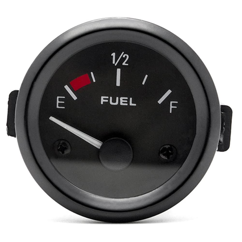 Jauge de Niveau de Carburant Automatique 0-90Ohms 12V/24V Niveau de RéServoir D' 52Mm Universal Car Marine