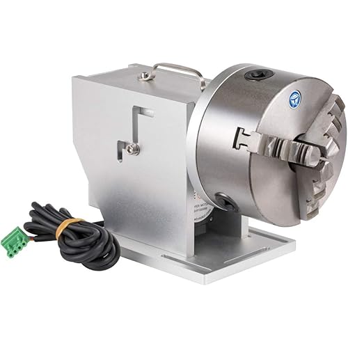 Cloudray D125 Rotary Attachment With Nema 34 motor and drive for Fiber Machine(E Type)