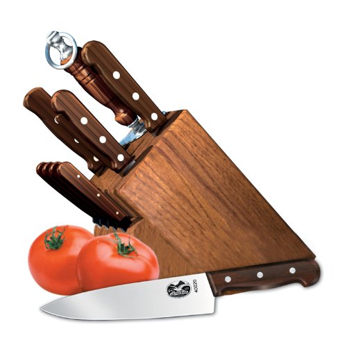 Image of Victorinox Rosewood 11-Piece Knife Block Set