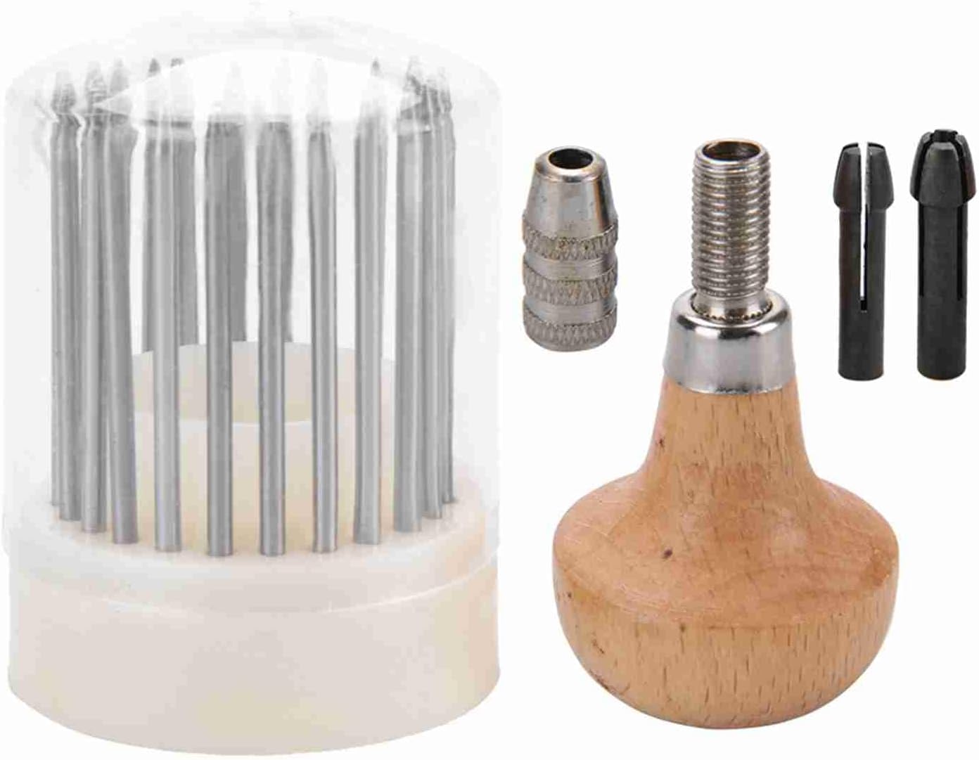 KooingTech 23 Pieces Beading Tool,1.77 * 1.38in Stone Setting Tools, Beading Tools for Jewelry Making Setting Diamonds Precious Stones
