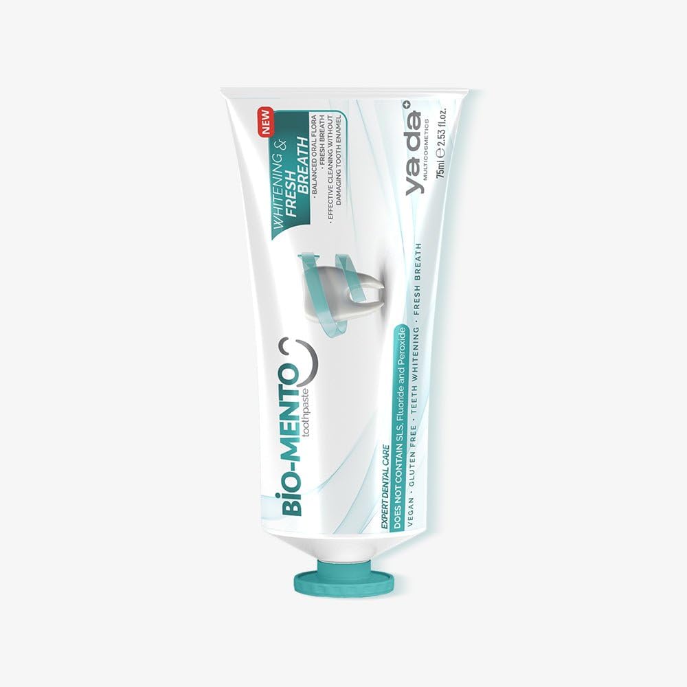 Bio-mento Ağız Kokusunu Önleyen Beyazlatıcı Florürsüz Diş Macunu, 75 ml