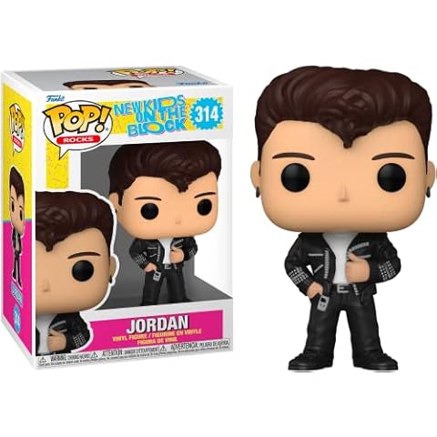 Protector + [NKOTB] [Pop Rocks] Vinyl Figurine (New Kids on The Block Bundled with Funko Compatible Pop Box Protector Case) (Jordan) Cover