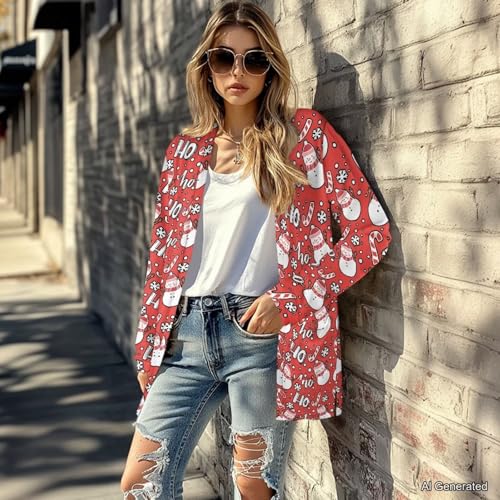 Image of Women's Lightweight Cardigans with Pockets Trendy Long Sleeve Open Front Cardigan Casual Tops Jackets Fall Oufits S-2XL