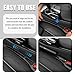 VKQTS 2PCS Upgraded Car Seat Gap Filler,Soft No Drop Seat Guard for Cars with Dual Slot Car Seats Gap Organizer for Storing Items & Filling Gaps,Versatile Between Seats Cars Gaps Filler