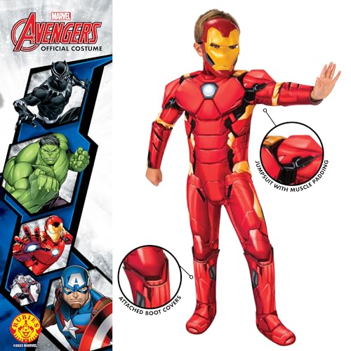 Disfraz Iron Man Deluxe para Niños 7-8 años miniatura 3
