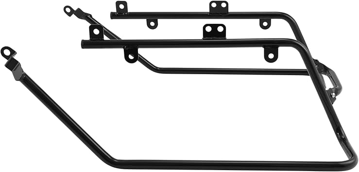 TCMT Hard Saddlebags & Conversion Brackets Kit Fit For Harley Dyna Model 2008-2017 Street Bob Fat Bob Low Rider Super Glide Wide Glide Switchback