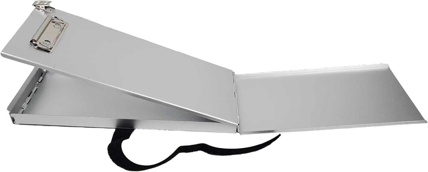 Posse Box - Deep-Bottom Cite Book Caddy CHP-51-S · Anodized Aluminum Silver · 12-1/8" x 4-1/2" x 3/4" · Storage Organizer