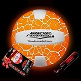 Wave Runner LED Light Up Volleyball - Glow in The Dark Volley Ball - Volleyball Gifts for Teen Girls | Beach Sports and Outdoors Gear Stuff Accessories Ideas for Kids Teens Ages 8 9 10 11 12 13 14 15 -  Flash Sales Inc.