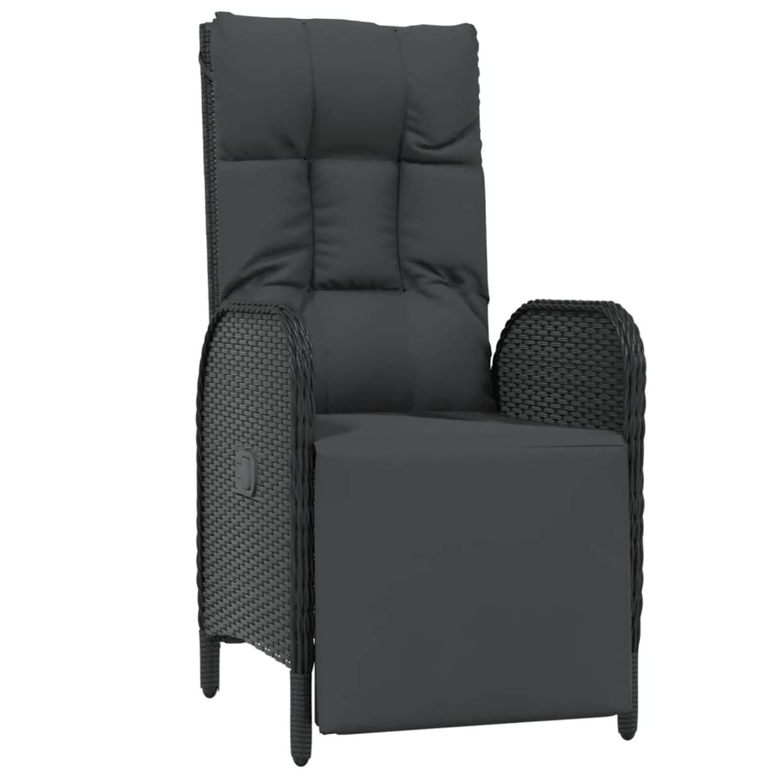 3185080 Set da Pranzo da Giardino 5 pz Nero con Cuscini in Polyrattan Testata in Legno,Testata Letto Matrimoniale Muebles Dormitorio Spalliera Letto Testiere per Letto Matrimoniale